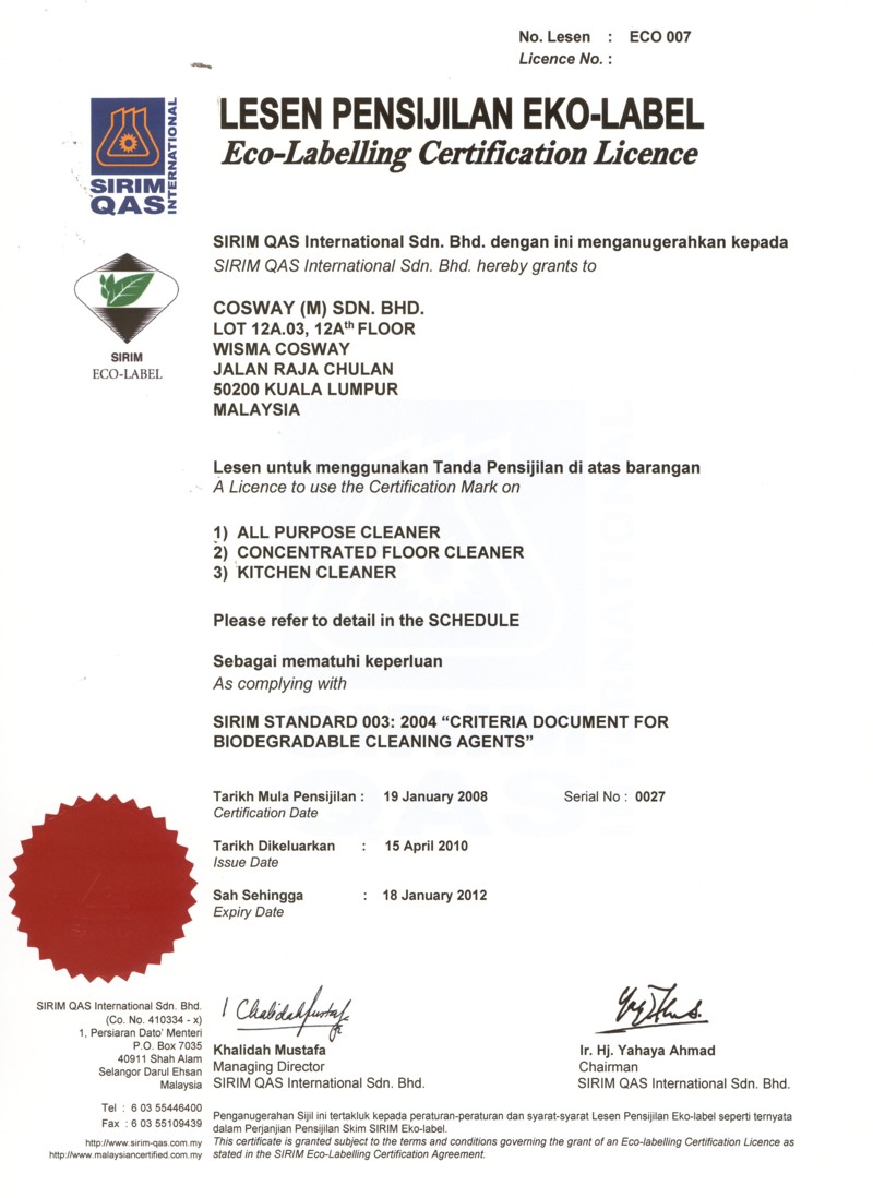 cosway m sdn bhd